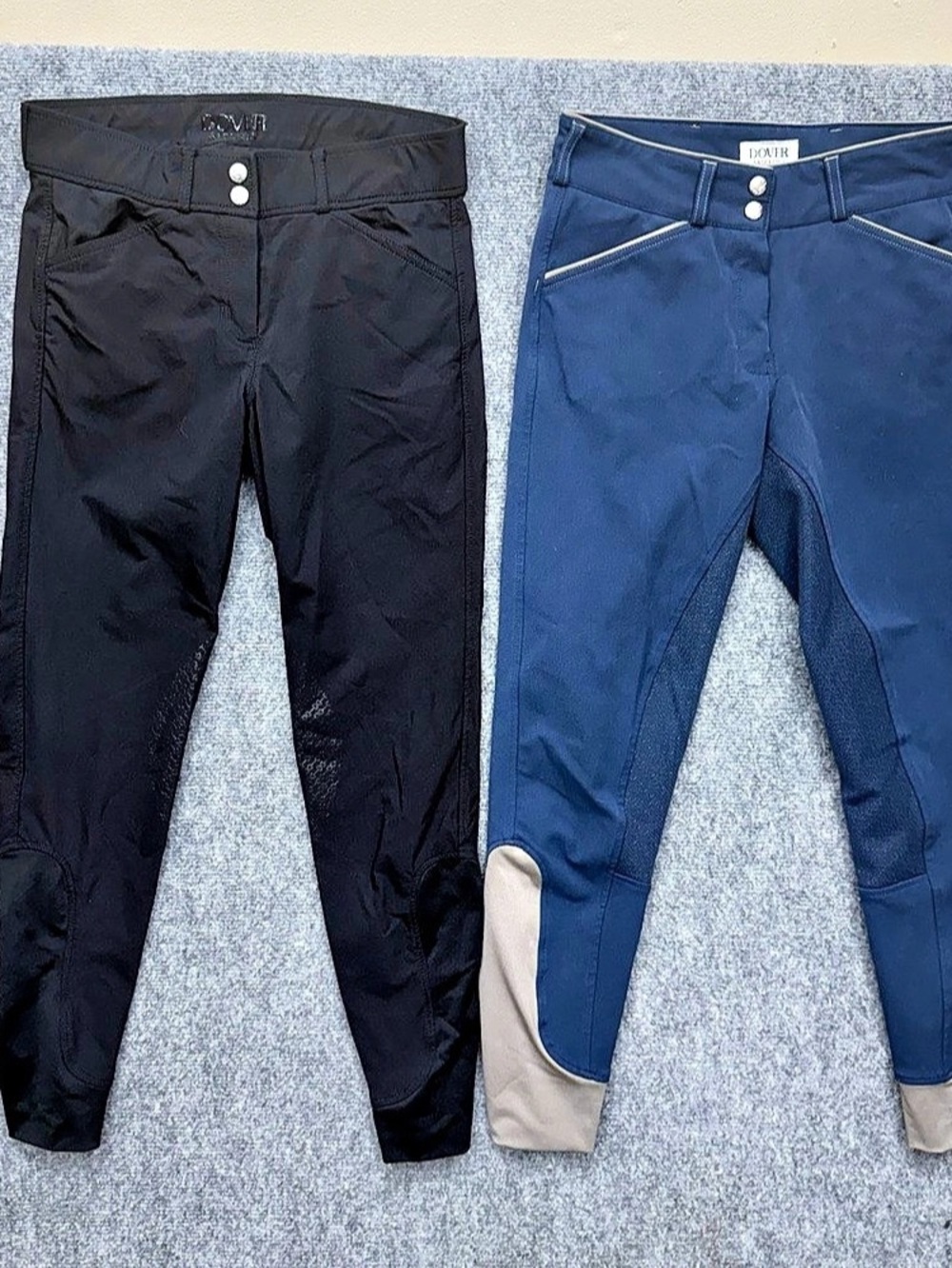 Dover Saddlery Riding Pants Women Size 26 Equestrian Breeches Stretch lot x2